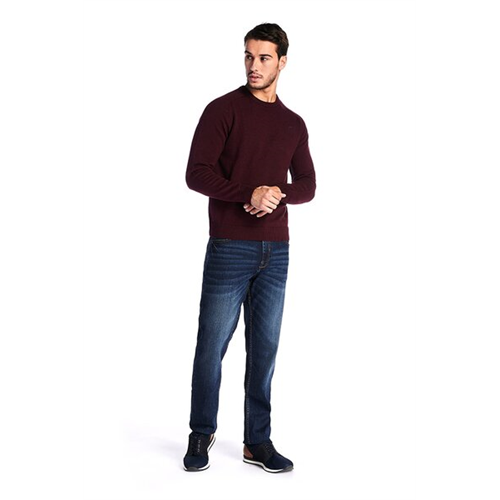 Sacoor Brothers Solid Color Long Sleeve Knitted Sweater