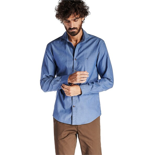 Sacoor Brothers Solid Color Sport Chino Regular Fit Pant