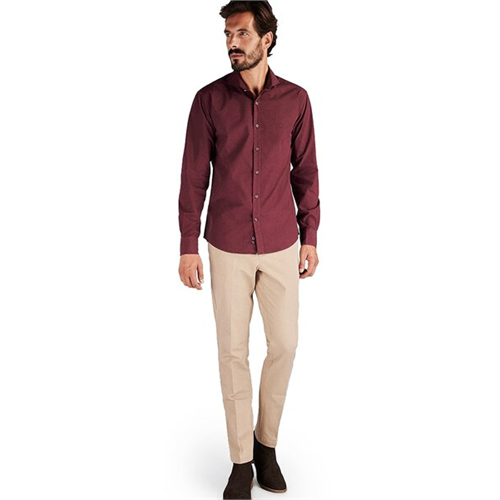 Sacoor Brothers Solid Color Sport Slim Fit Shirt