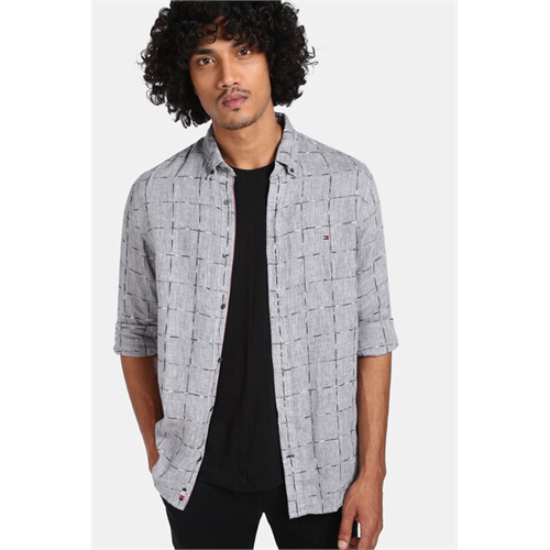 Tommy Hilfiger Check Long Sleeves Men's Casual Shirt