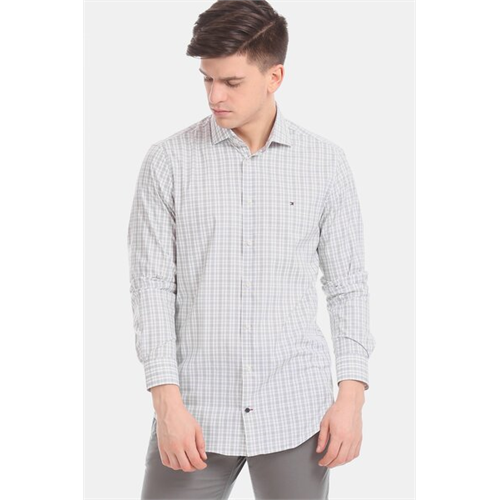 Tommy Hilfiger Check Long Sleeves Men's Shirt