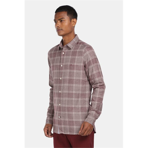 Tommy Hilfiger Check Long Sleeves Men's Slim Fit Casual Shirt