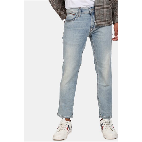 Tommy Hilfiger Denim Men's Mid Rise Slim Fit Jeans