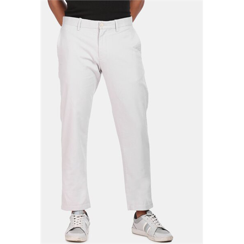 Tommy Hilfiger Denton Solid Color Men's Regular Fit Flex Casual Trousers