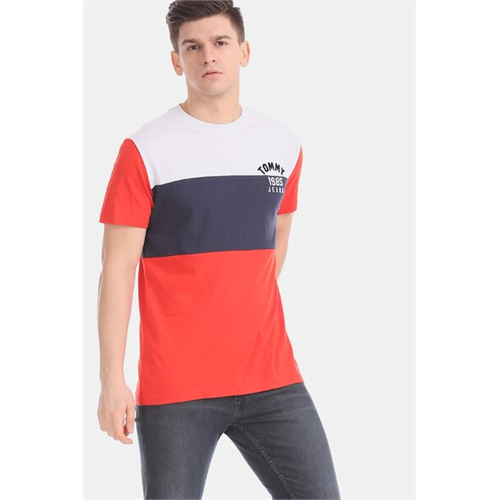 Tommy Hilfiger Solid Color Men's T-Shirt