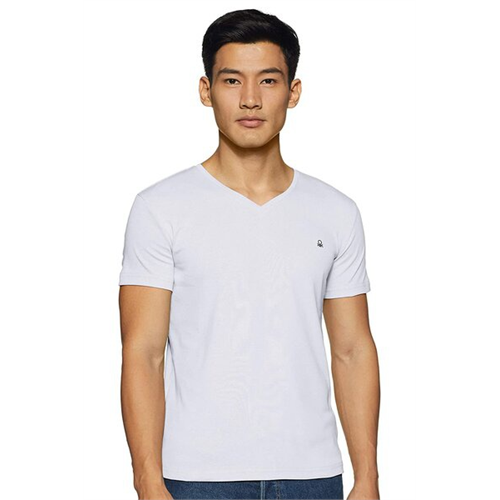 United Colors of Benetton Solid Color V Neck Men'sUndershirt