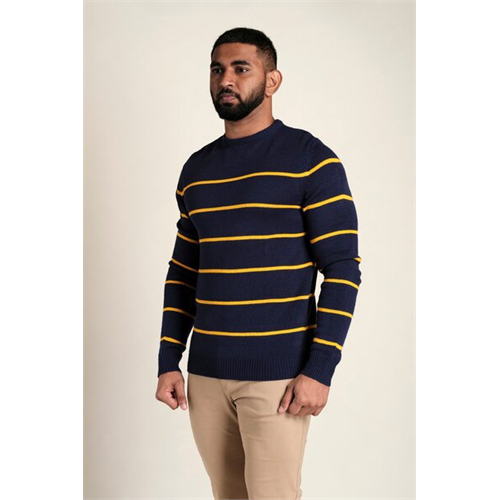 Wyos Stripe Knitted Sweater