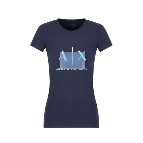 Armani Exchange Blueberry Jelly Womens T-Shirt