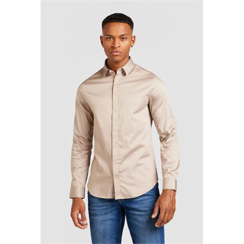 Armani Exchange Men's Beige Shirt