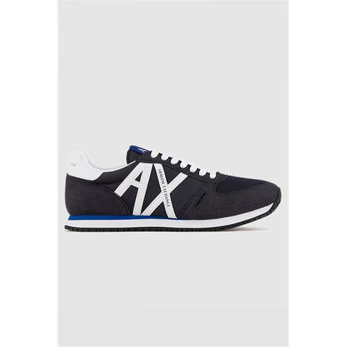 Armani Exchange Men's Navy & White Sneaker