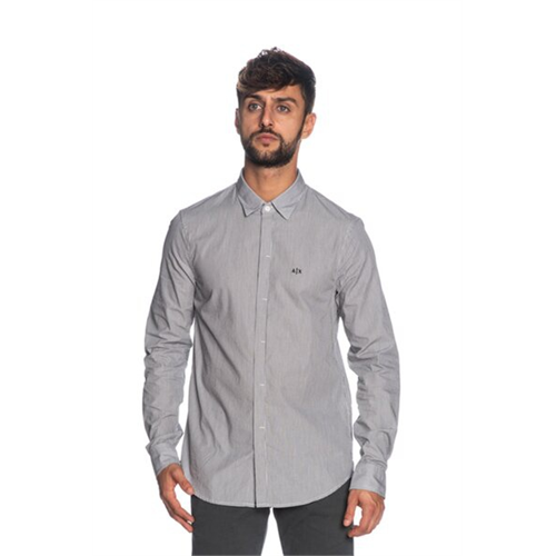 Armani Exchange Solid Color Long Sleeves Shirt