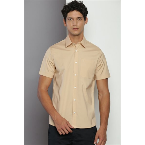 Calvin Klein Men's Beige Slim Shirt