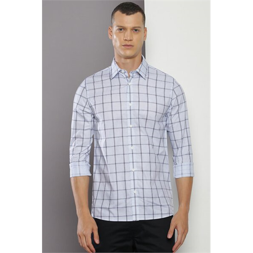 Calvin Klein Men's Blue Check Shirt