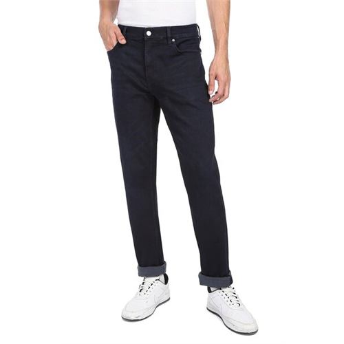 Calvin Klein Men's Blue Mid Rise Slim Fit Jeans