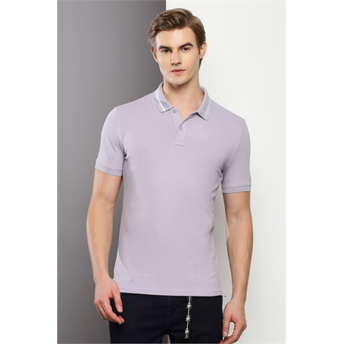 Calvin Klein Men's Lavender Logo Polo