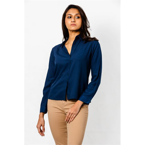 Closet Solid Colour Long Sleeves Shirt
