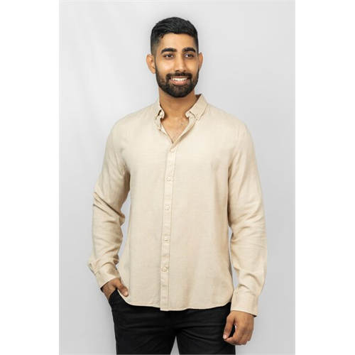 Coco Beige Mens Casual Shirt