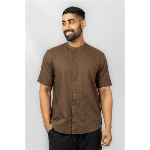 Coco Dark Brown Mens Casual Shirt