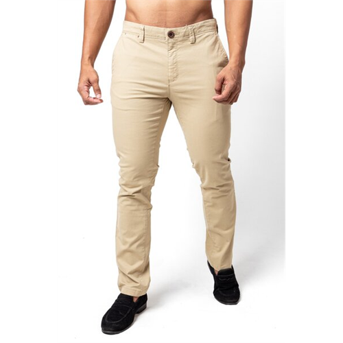 Cotton Collection Beige Men's Pants by Coco