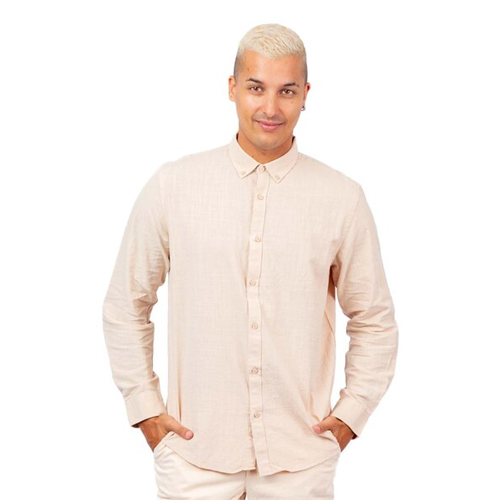 Cotton Collection Beige Shirt By Coco