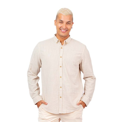Cotton Collection Beige Shirt By Coco