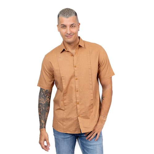 Cotton Collection Beige Shirt By Coco