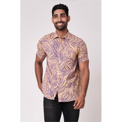 Cotton Collection Brown Shirt By Coco