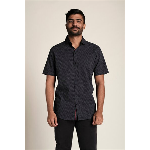 Cotton Collection Design Printed Cotton Short Sleeves Shirt by COCO