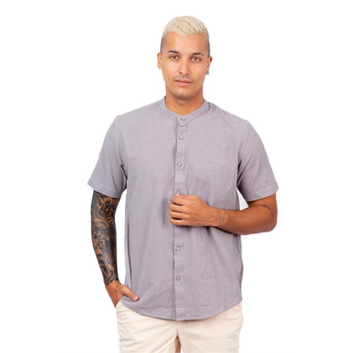 Cotton Collection Gray Shirt By Coco