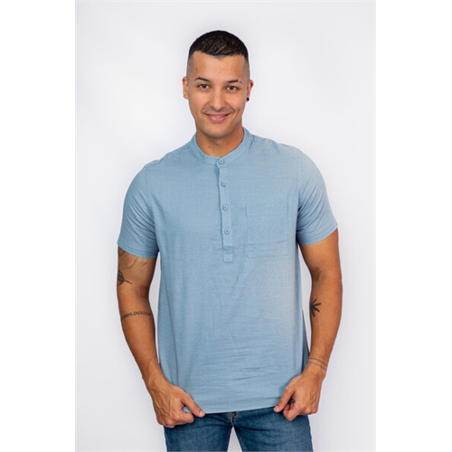 Cotton Collection Light Blue Shirt By Coco