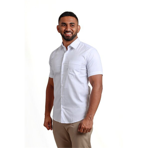 Davidoff Blue White Slim Fit Shirt