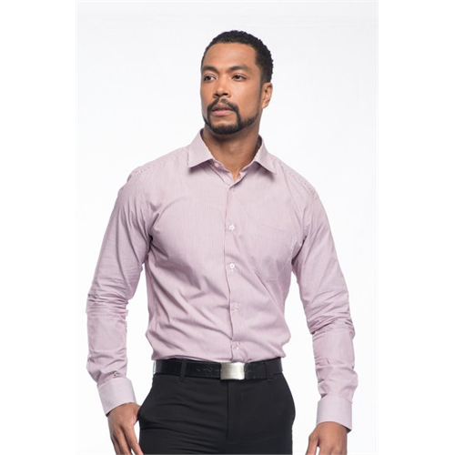 Davidoff Striped Long Sleeve Cotton Shirt