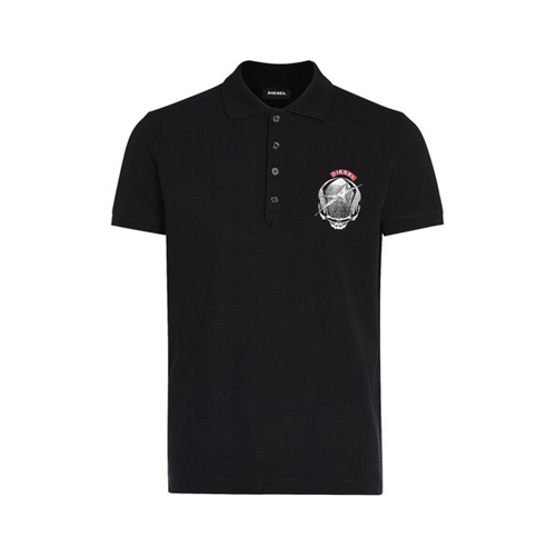 Diesel Black Men's Polo