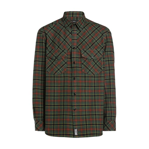 Diesel Check Men's Long Sleeves Shirt