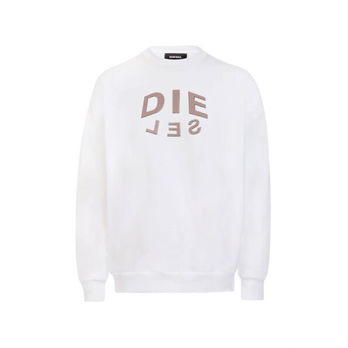 Diesel Solid Color Logo Printed Men's Sweater