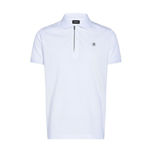 Diesel White Men's Polo