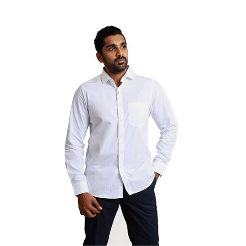 Fellini Men's Long Sleeve White Shirt