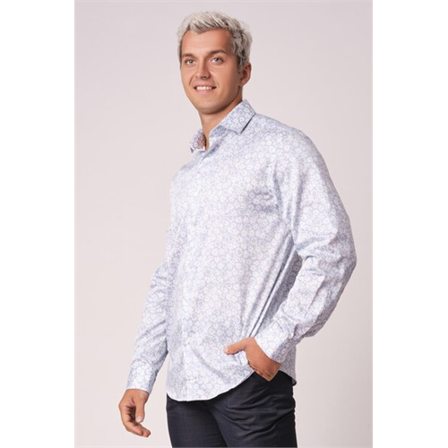 Fellini Printed Long Sleeve Regular Fit Shirt