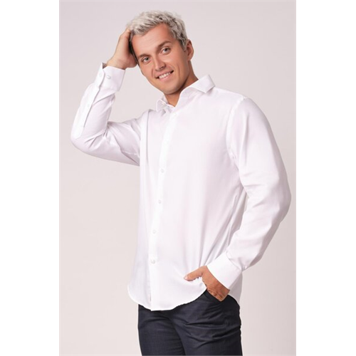 Fellini Solid Long Sleeve Regular Fit Shirt