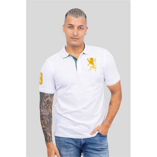 Giordano 0101322267 Mens 3D Lion Polo