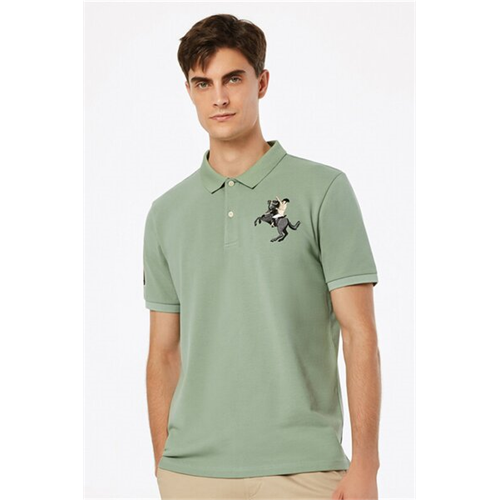 Giordano Green Mens Napoleon Polo