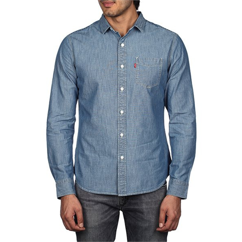 Levi's Casual Denim Long Sleeves Men's Shirt