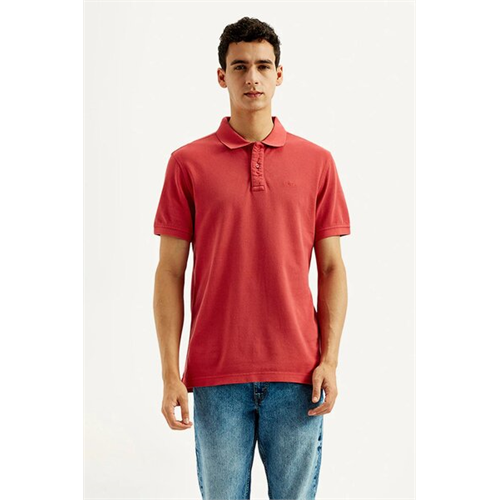 Levi's Men's Solid Overdyed Slim Fit Polo