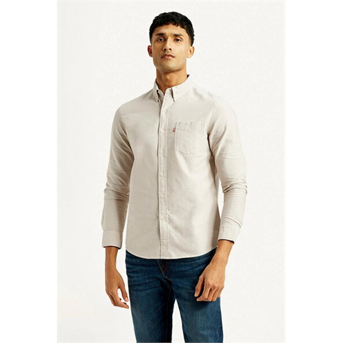 Levi's Men's Solid Slim Fit Oxford Shirt