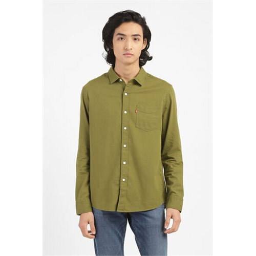 Levi's Men'S Solid Slim Fit Shirt