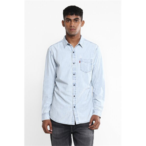 Levi's Solid Color Long Sleeves Men'S Shirt