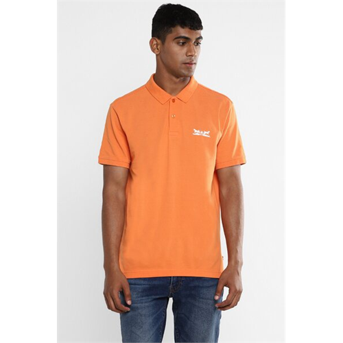 Levi's Solid Color Men's Serif Logo Polo Tee