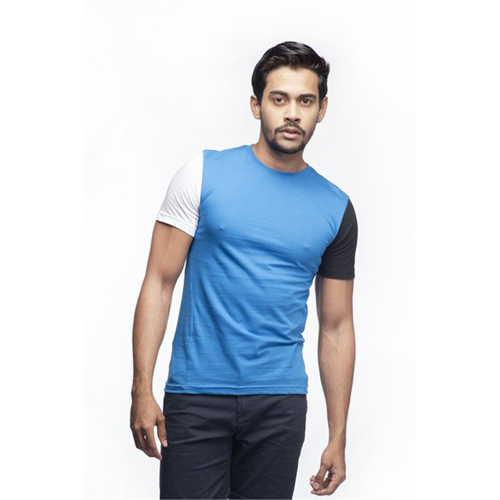 Liberation Solid Colour Basic Crew Neck T-Shirt