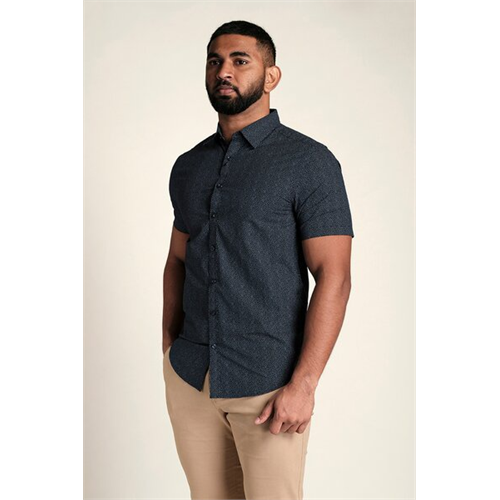 Odel Printed Short Sleeves Slim Fit Shirt