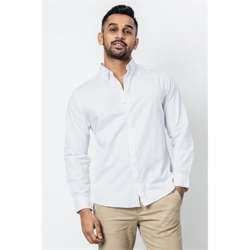 Odel Solid Color Casual Long Sleeves Regular Fit Shirt